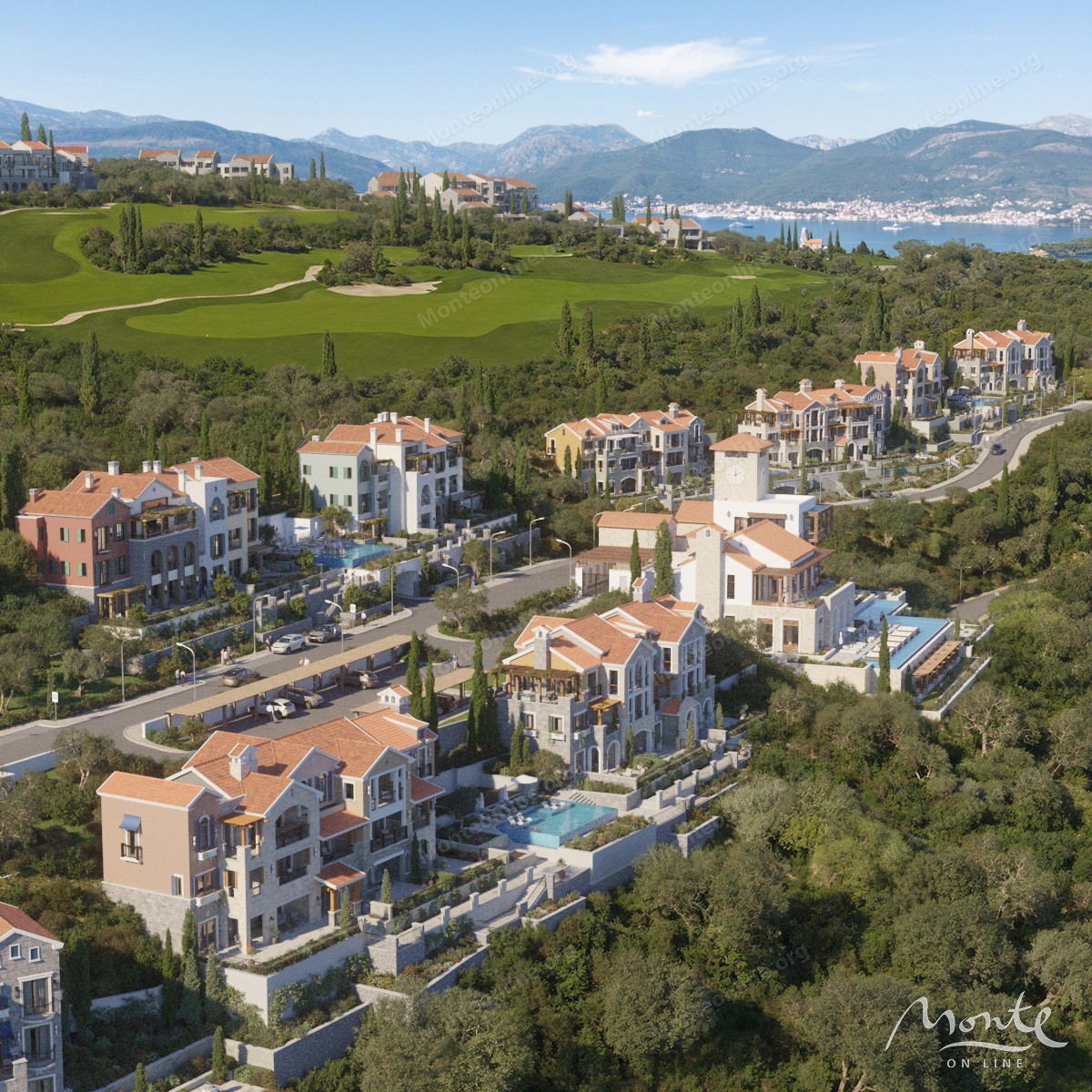 Апартаменты на полуострове Луштица, Черногория, 54 м² - фото 2