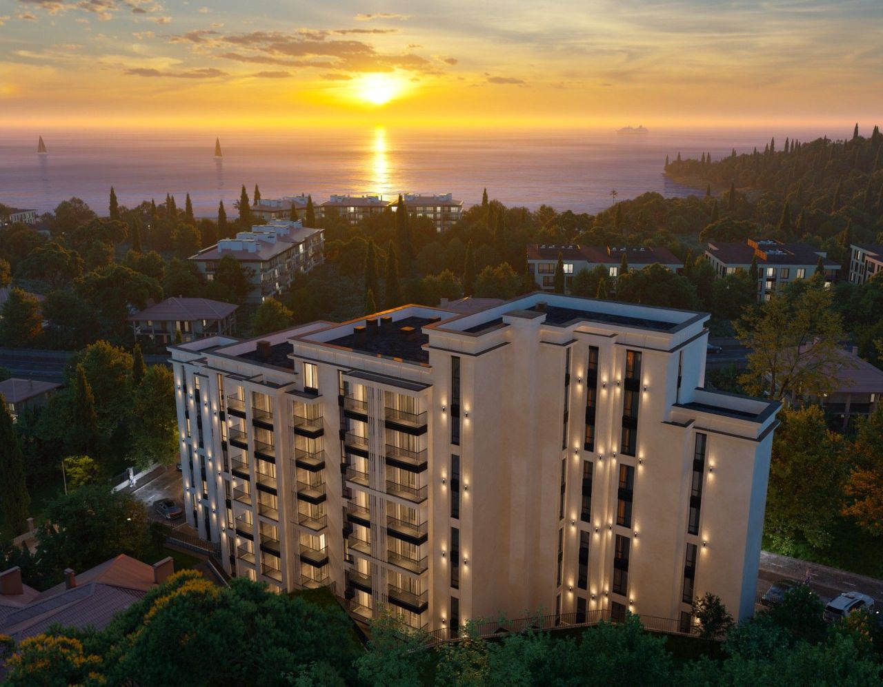 Апартаменты в Бечичи, Черногория, 39.13 м² - фото 2