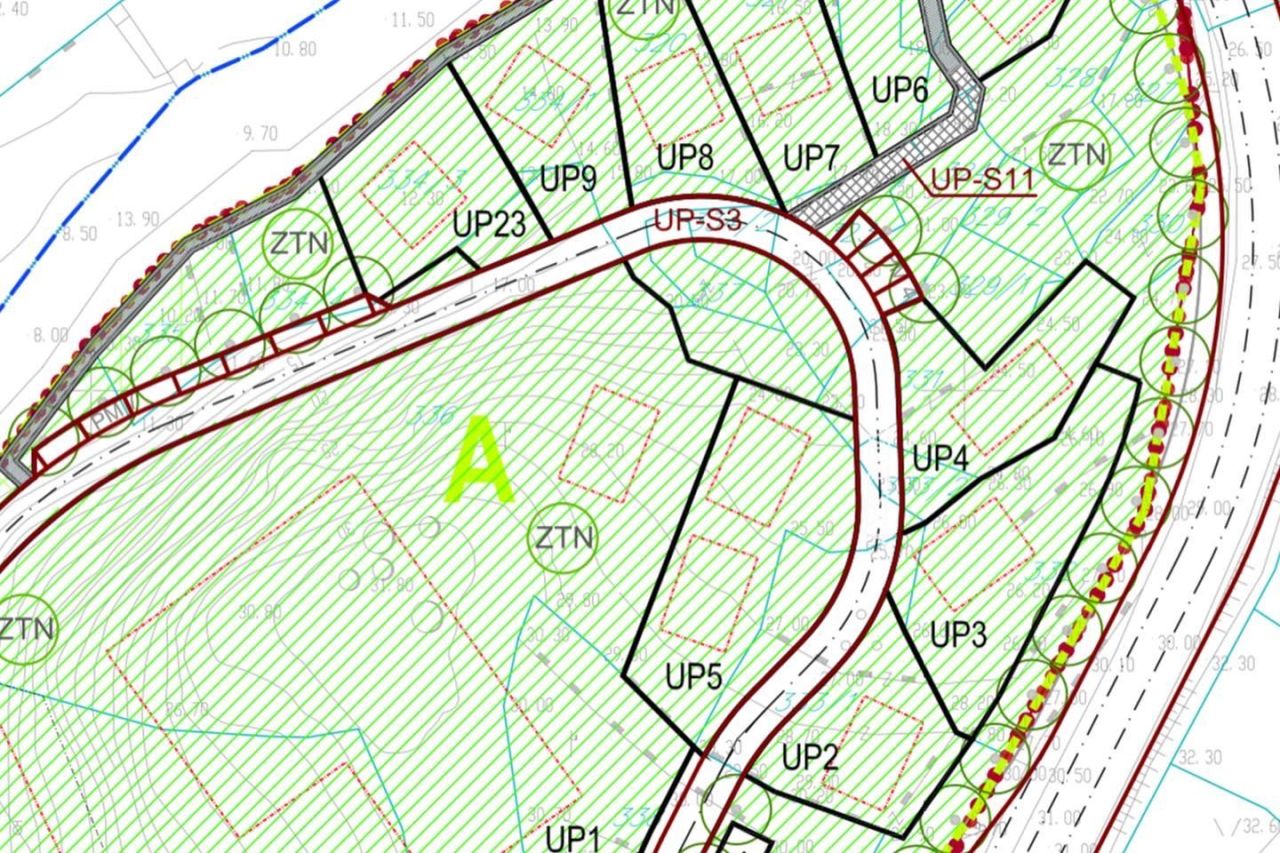 Земля в Пржно, Черногория, 670 м² - фото 4