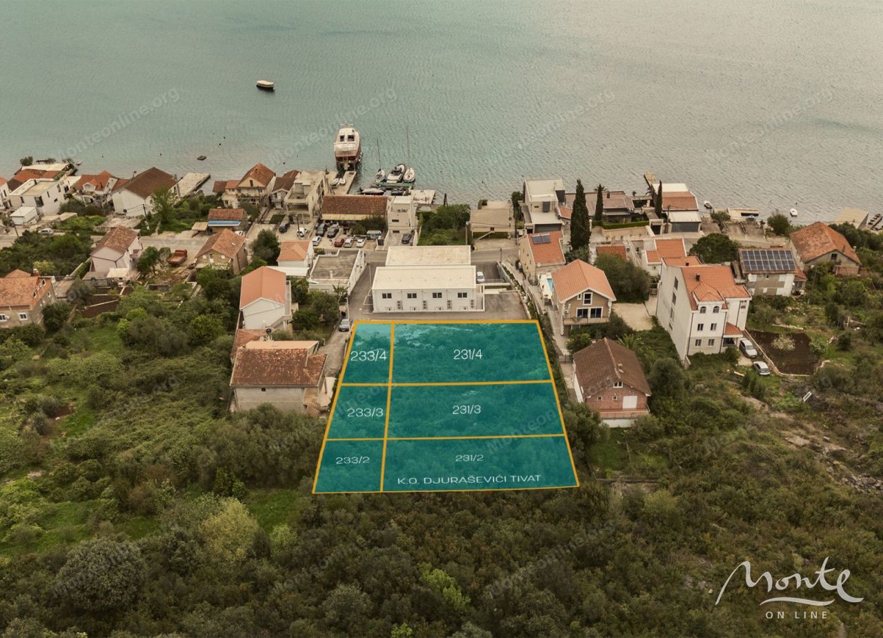 Земля в Тивате, Черногория, 1 620 м² - фото 4