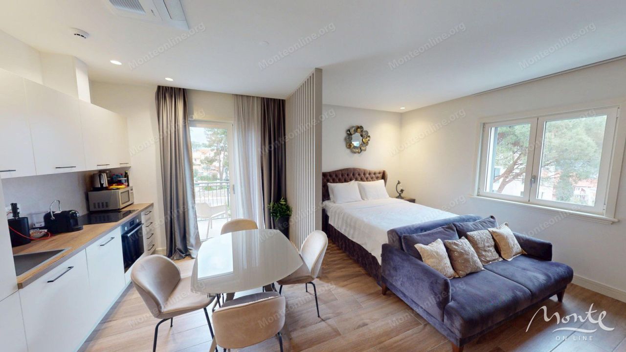 Апартаменты на полуострове Луштица, Черногория, 42 м² - фото 4