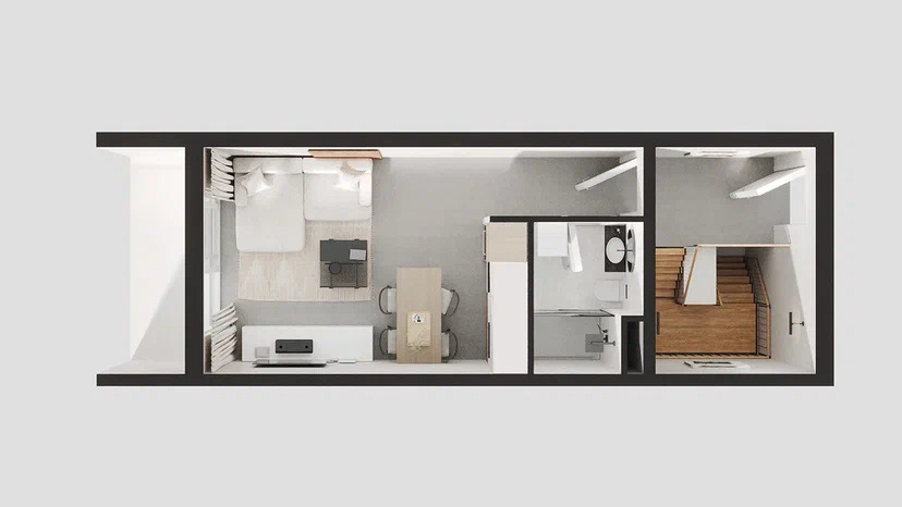 Апартаменты в Тивате, Черногория, 28.98 м² - фото 5