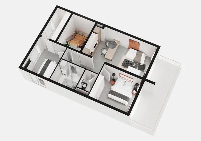 Апартаменты в Тивате, Черногория, 86.23 м² - фото 7