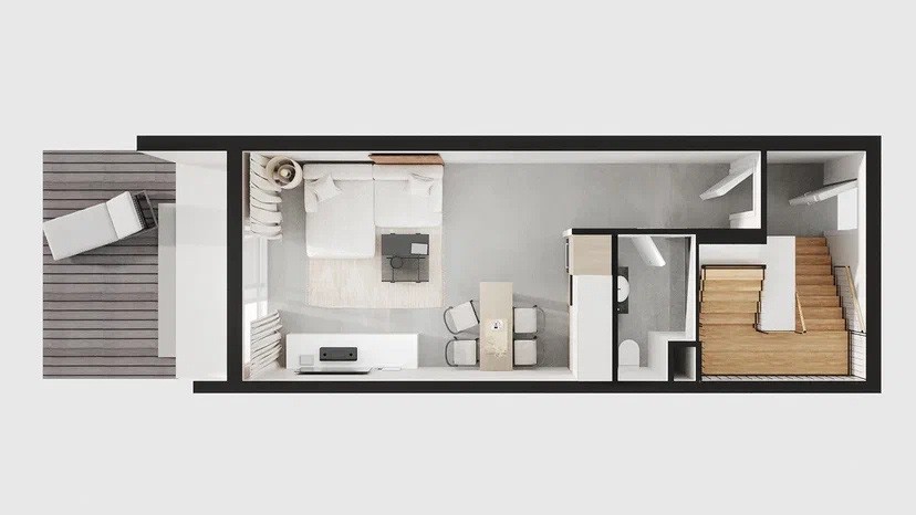 Апартаменты в Тивате, Черногория, 79.72 м² - фото 9