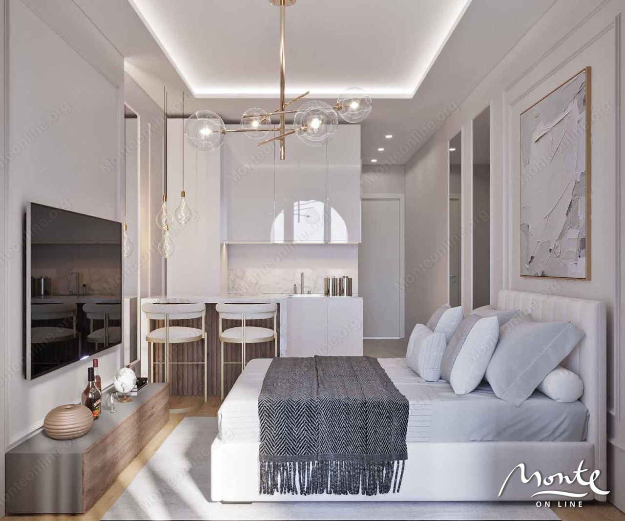 Апартаменты в Прчани, Черногория, 52 м² - фото 12