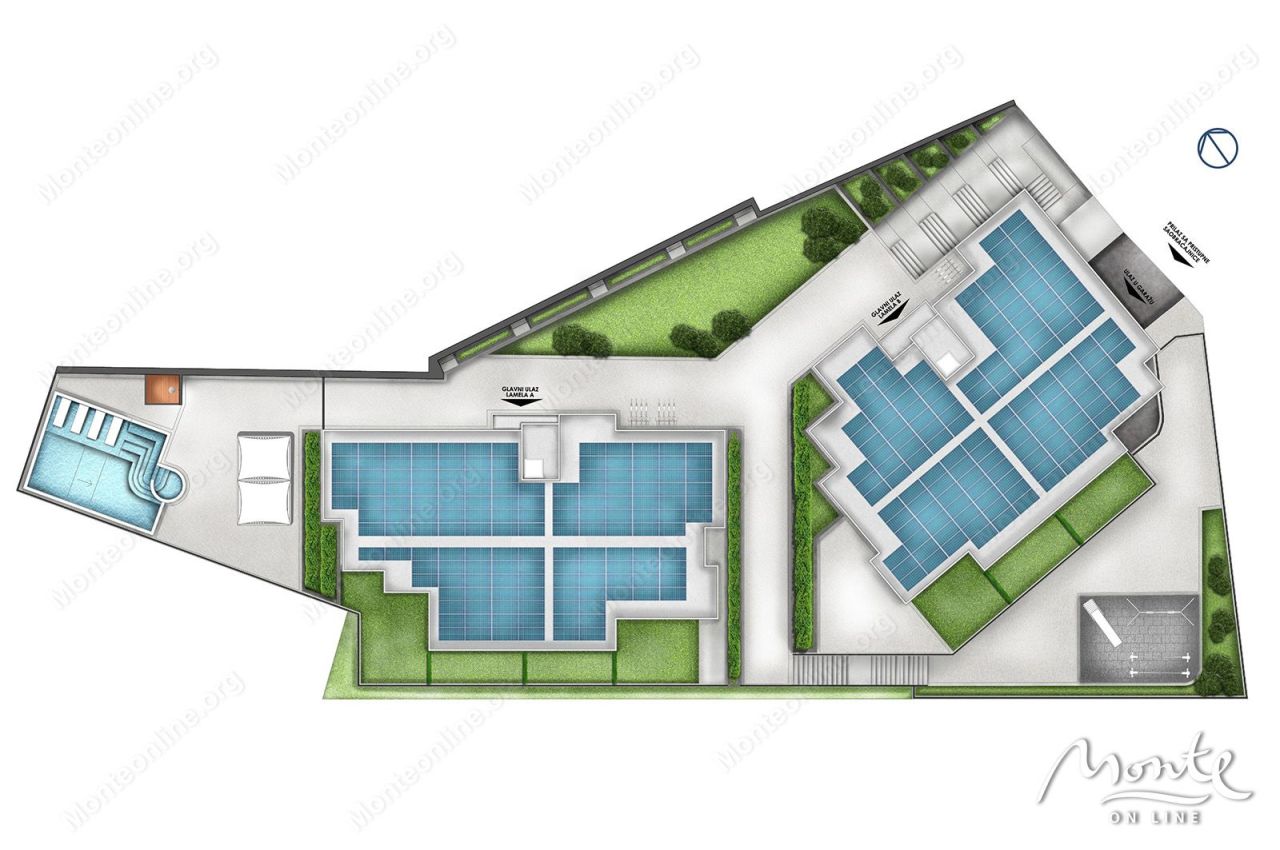 Апартаменты в Тивате, Черногория, 63 м² - фото 19