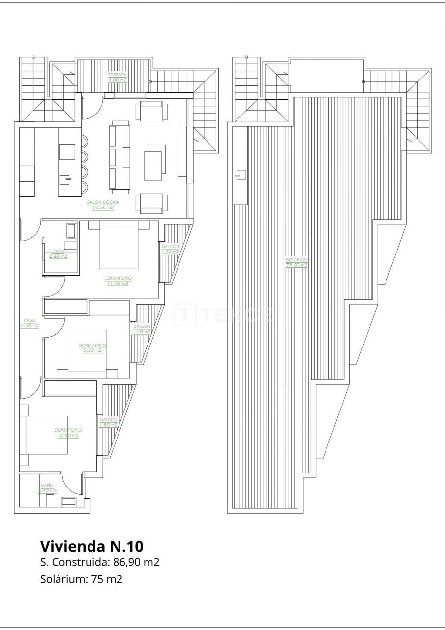 Апартаменты в Сан-Педро-дель-Пинатаре, Испания, 96 м² - фото 15