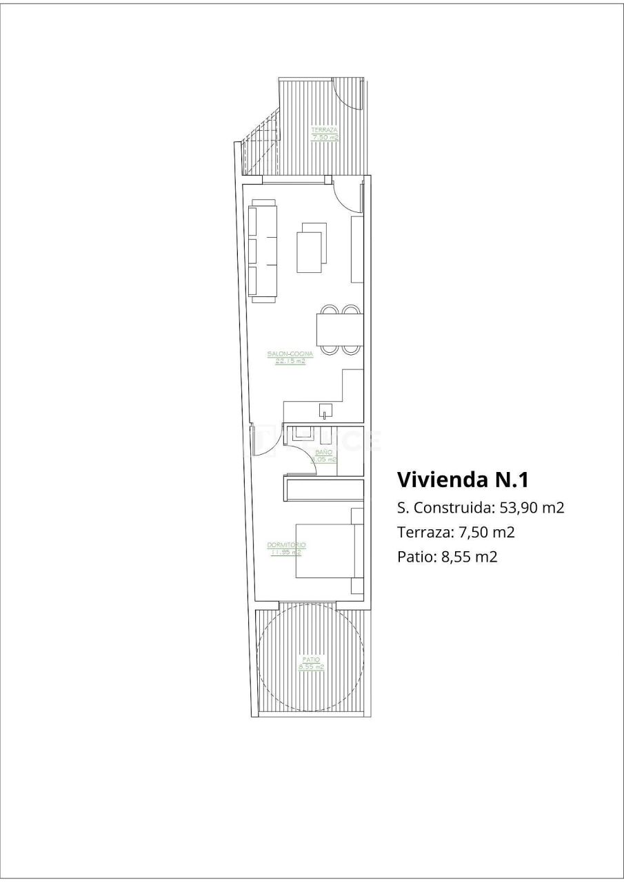 Пентхаус в Сан-Педро-дель-Пинатаре, Испания, 96 м² - фото 16