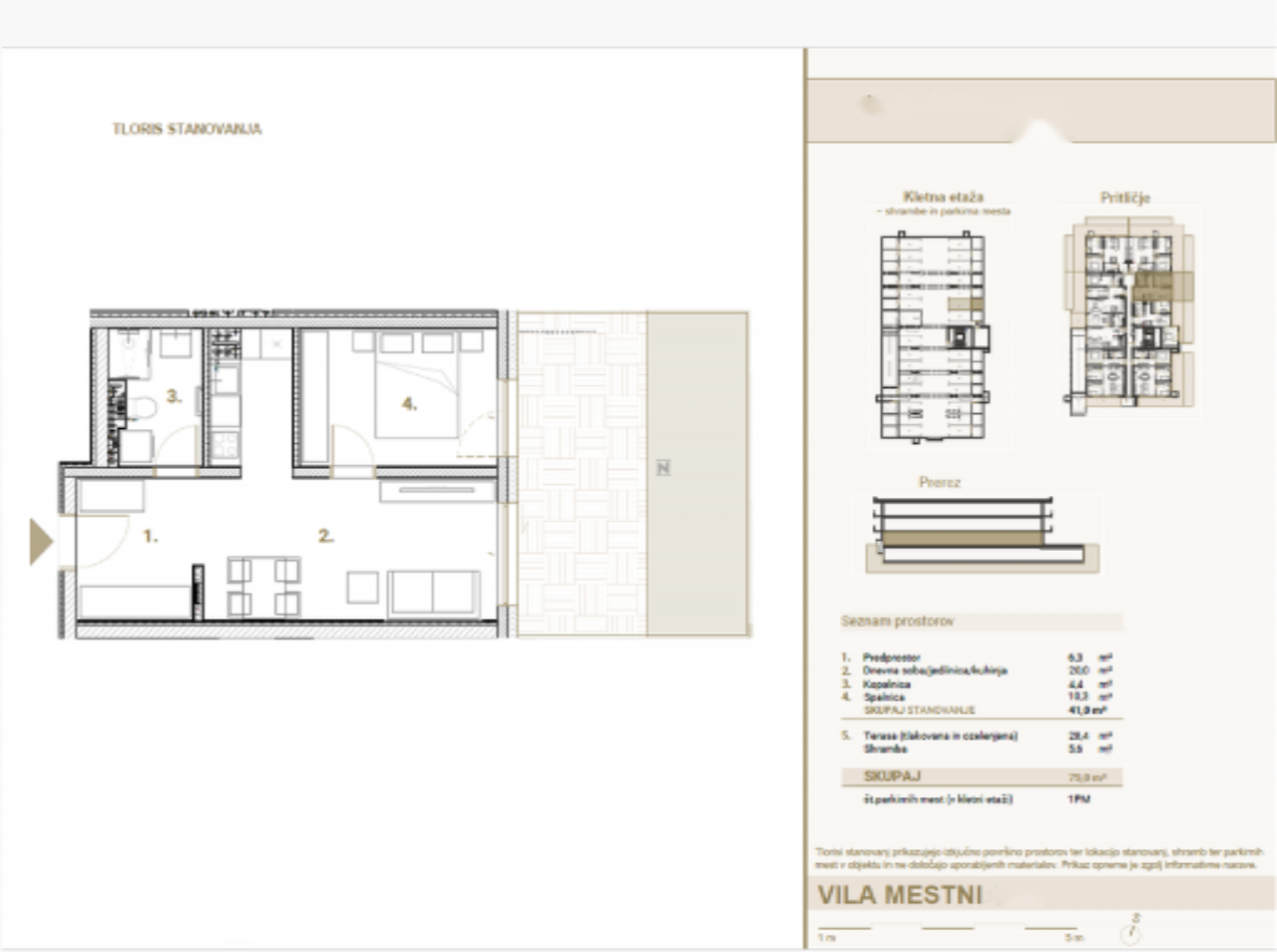 Квартира в Любляне, Словения, 75 м² - фото 1