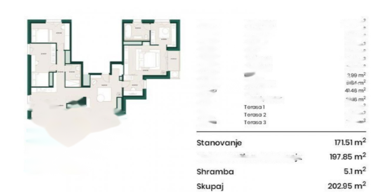 Квартира в Любляне, Словения, 198 м² - фото 1