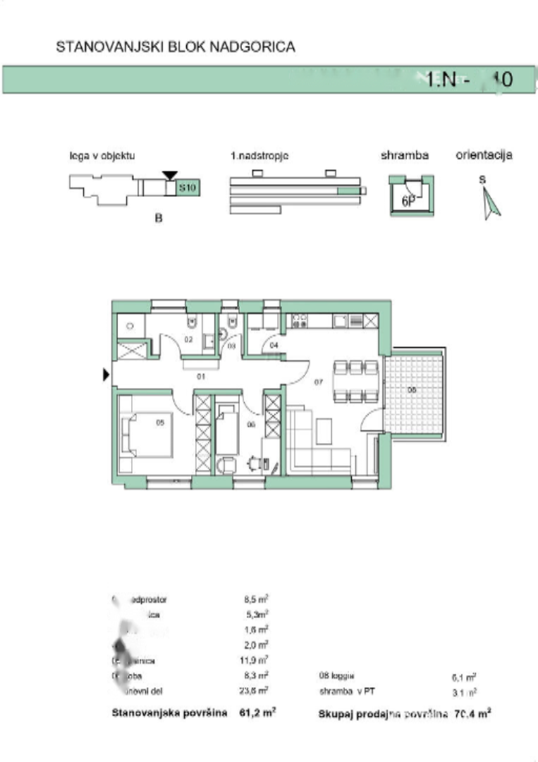 Квартира в Любляне, Словения, 70 м² - фото 2
