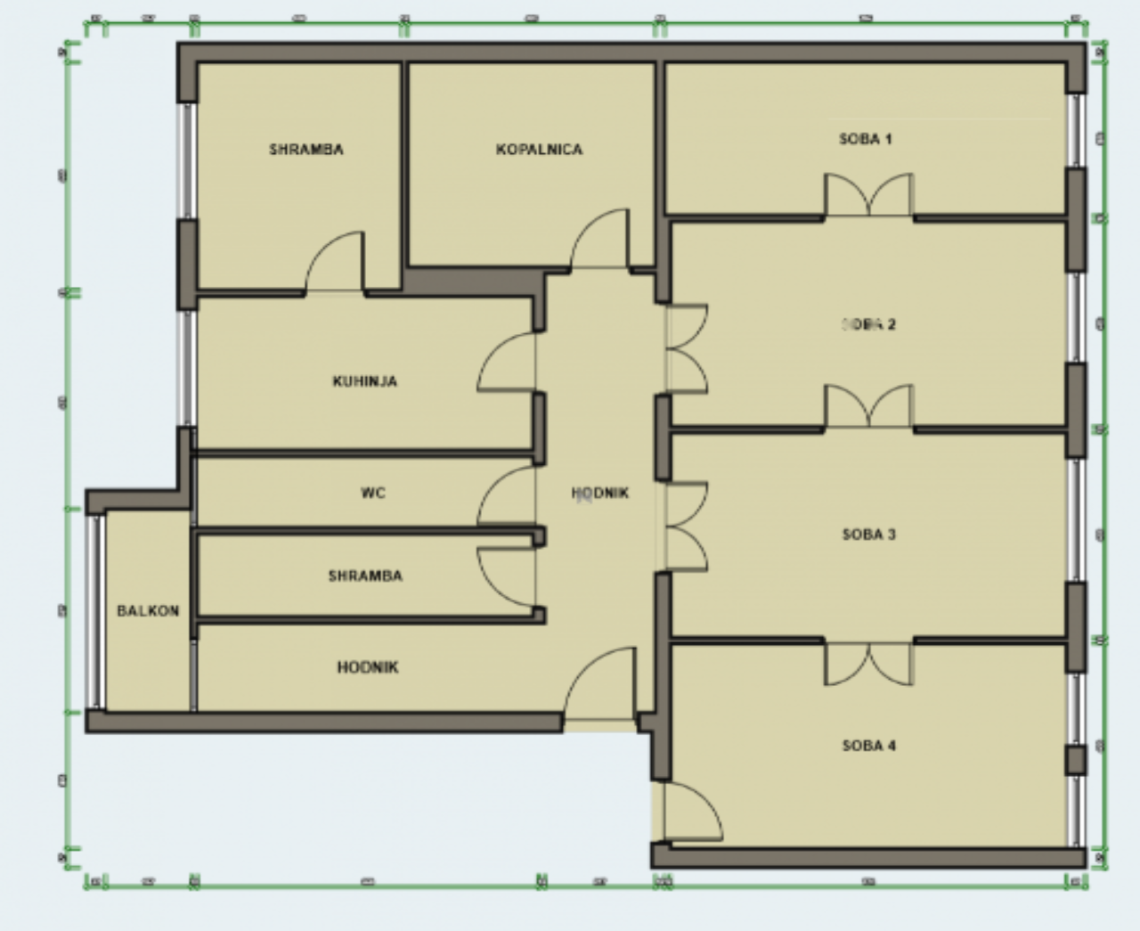 Квартира в Любляне, Словения, 239 м² - фото 12