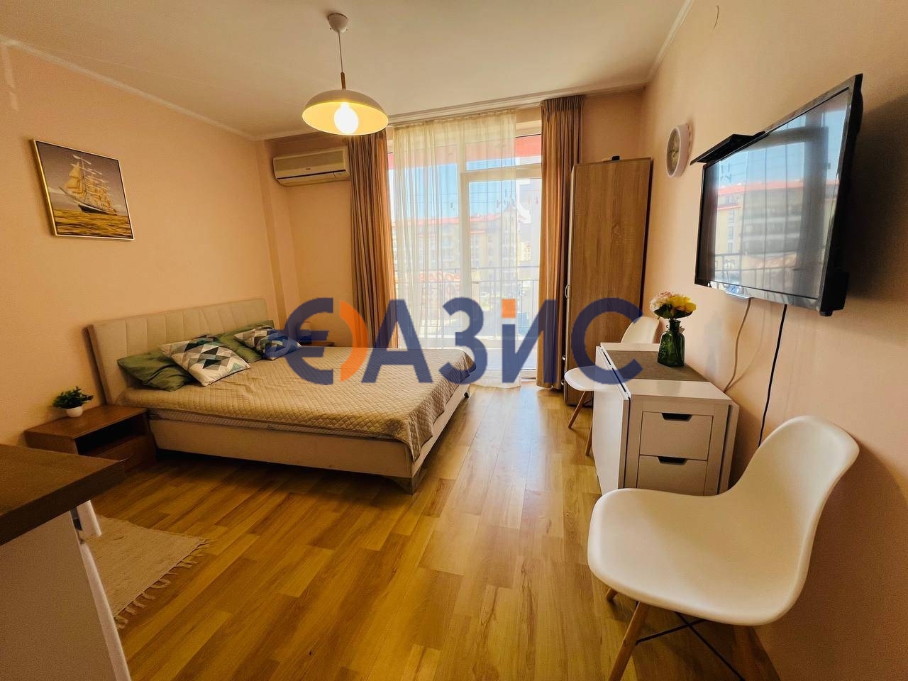 Апартаменты на Солнечном берегу, Болгария, 33 м² - фото 2