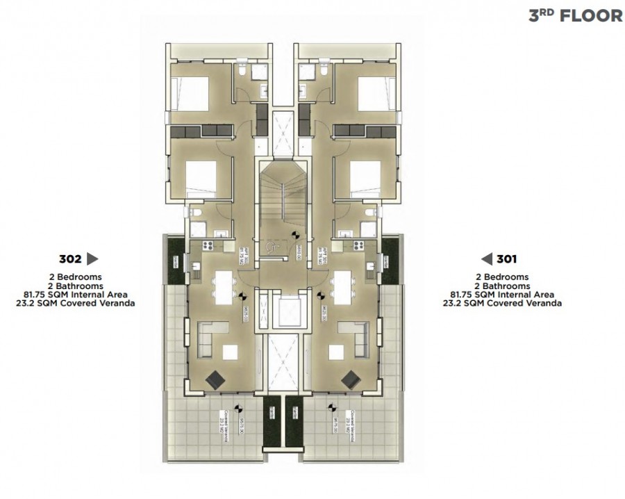 Апартаменты в Ларнаке, Кипр, 104 м² - фото 5