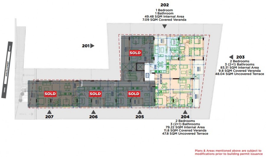 Пентхаус в Ларнаке, Кипр, 90 м² - фото 6