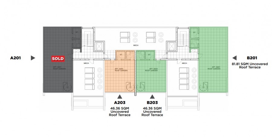 Пентхаус в Ларнаке, Кипр, 95 м² - фото 14