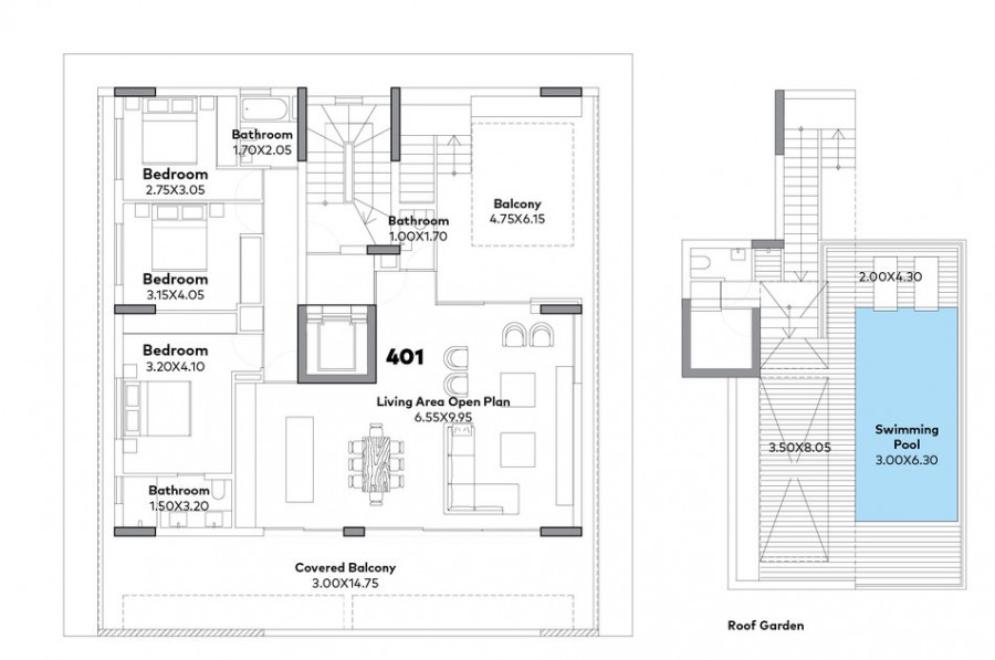 Пентхаус в Лимасоле, Кипр, 195 м² - фото 18