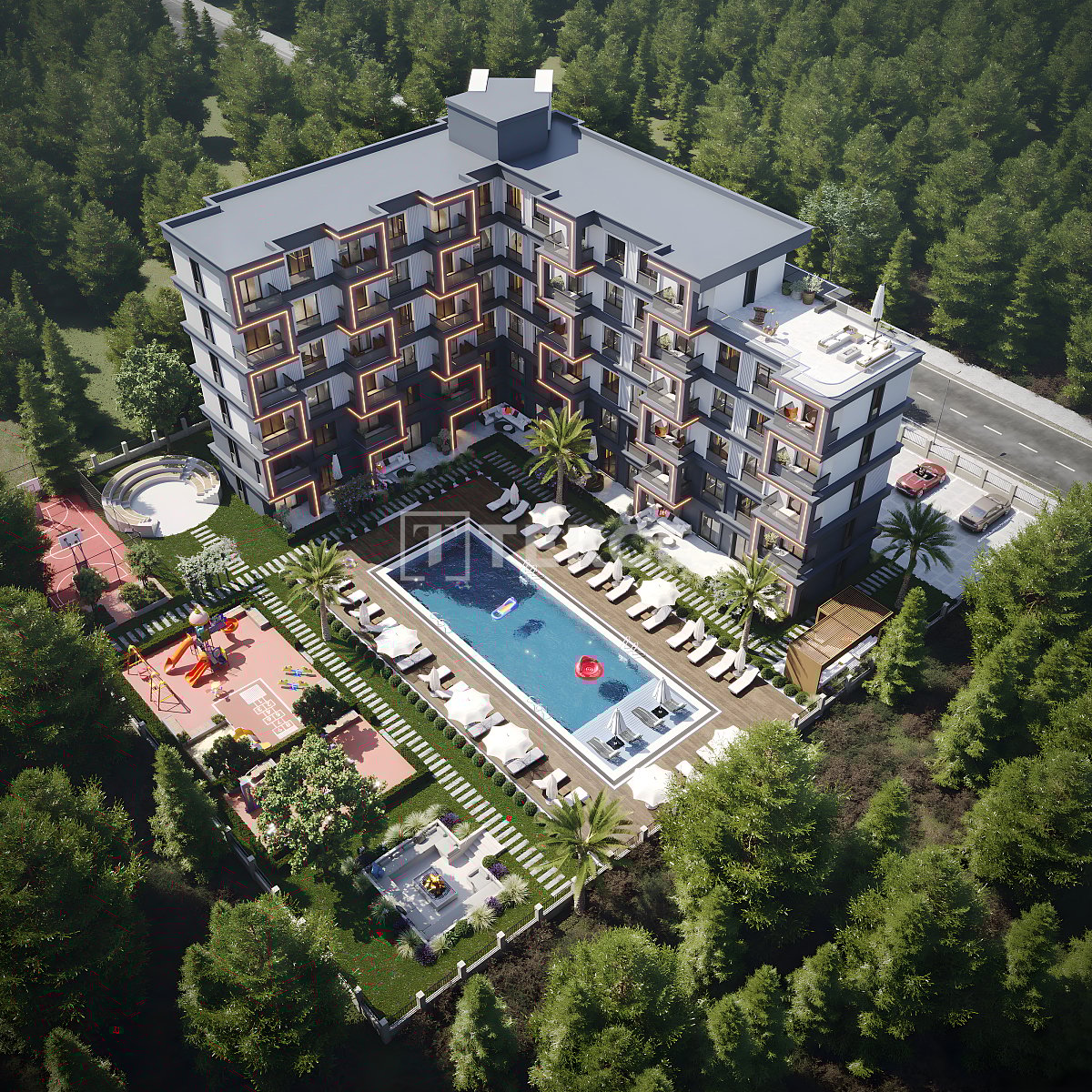Апартаменты в Анталии, Турция, 54 м² - фото 1