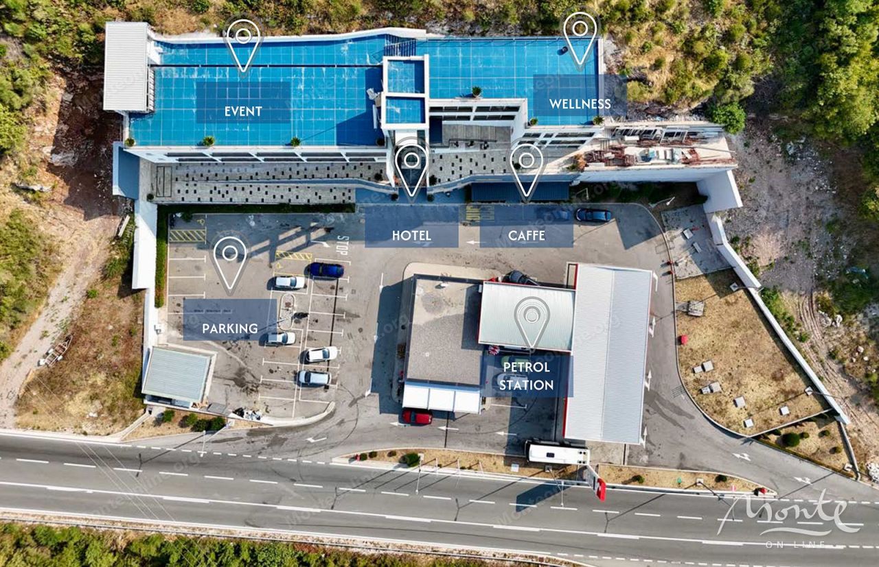 Отель, гостиница в Будве, Черногория, 1 800 м² - фото 3