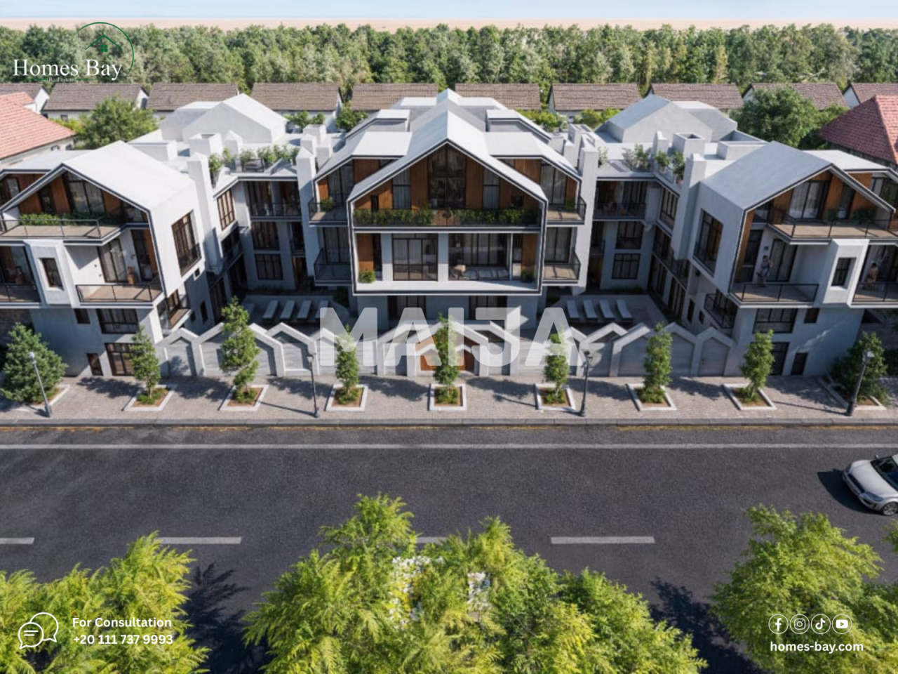 Апартаменты в Хургаде, Египет, 83 м² - фото 1