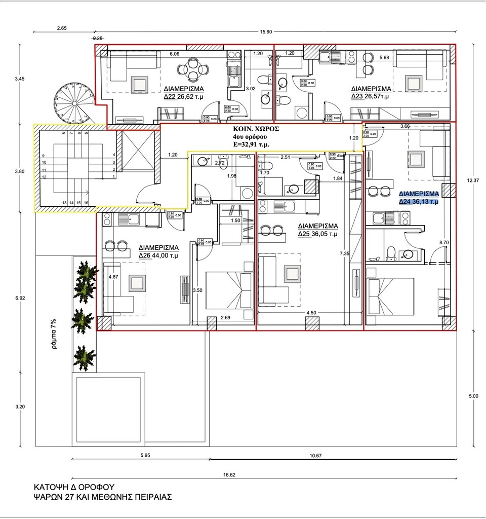 Квартира в Афинах, Греция, 36 м² - фото 18
