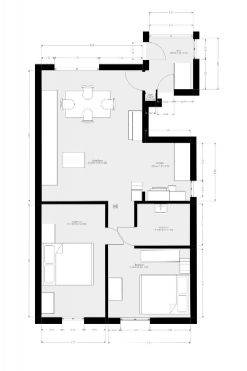 Квартира в Луции, Словения, 64 м² - фото 2