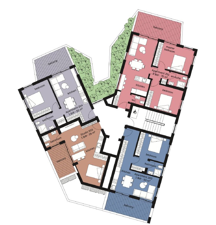 Студия в Лимасоле, Кипр, 48 м² - фото 14