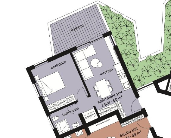 Апартаменты в Лимасоле, Кипр, 63 м² - фото 15