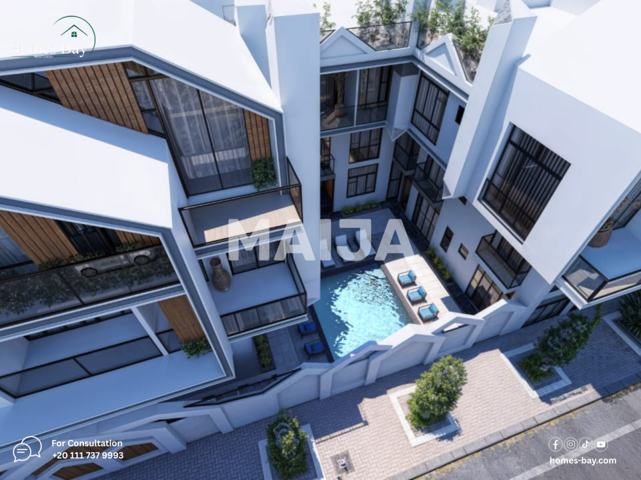 Апартаменты в Хургаде, Египет, 64 м² - фото 1