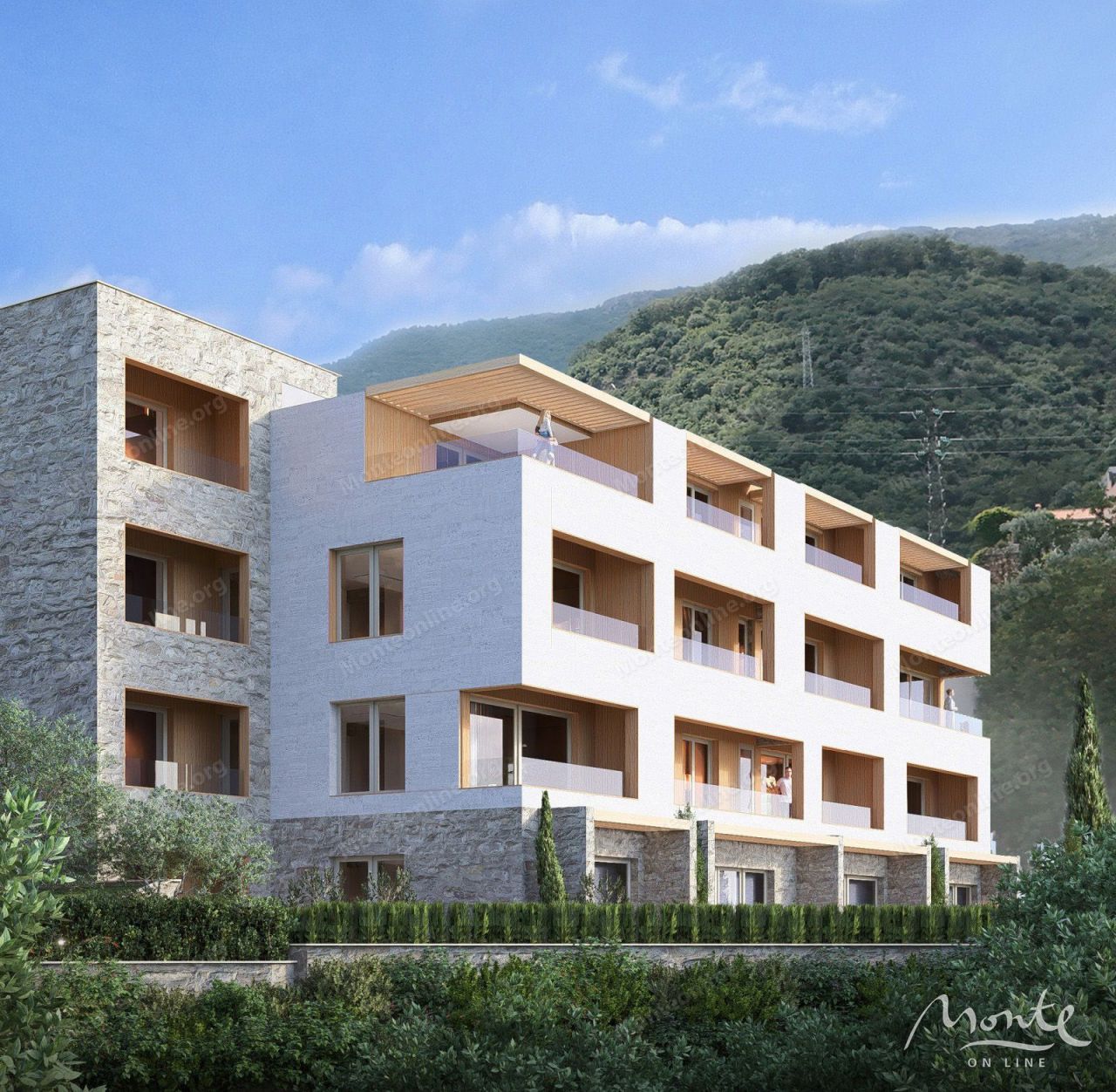 Апартаменты в Пржно, Черногория, 77.36 м² - фото 2