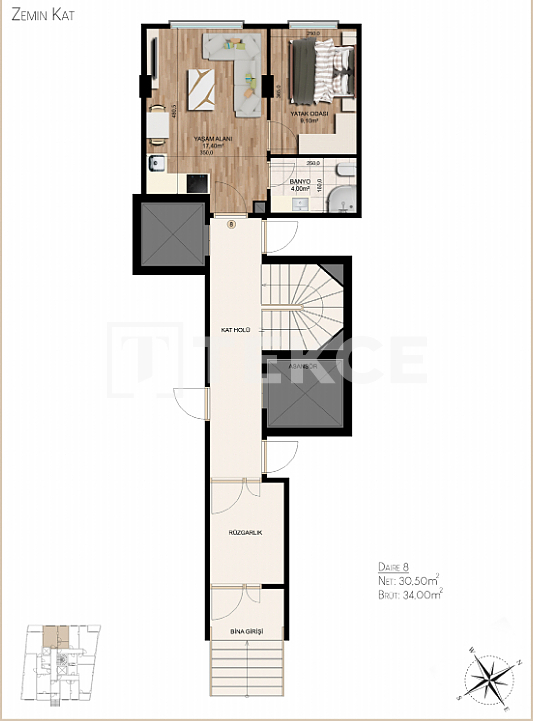 Апартаменты в Стамбуле, Турция, 93 м² - фото 1