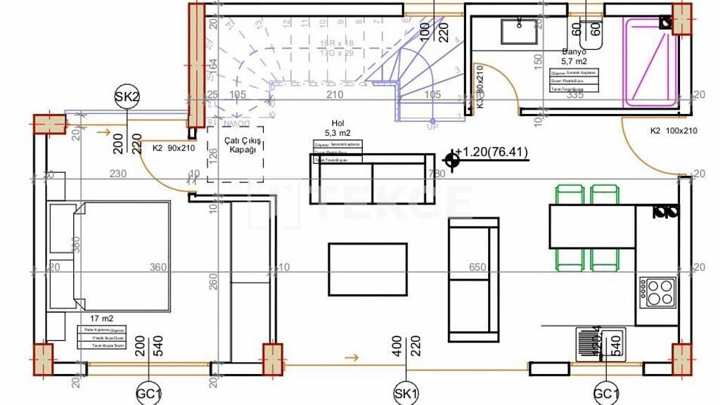 Вилла Урла, Турция, 150 м² - фото 7