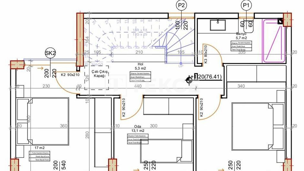 Вилла Урла, Турция, 150 м² - фото 8