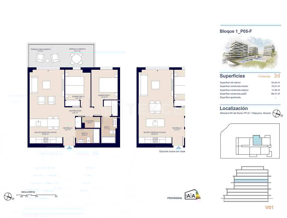 Пентхаус в Вильяхойосе, Испания, 111 м² - фото 15