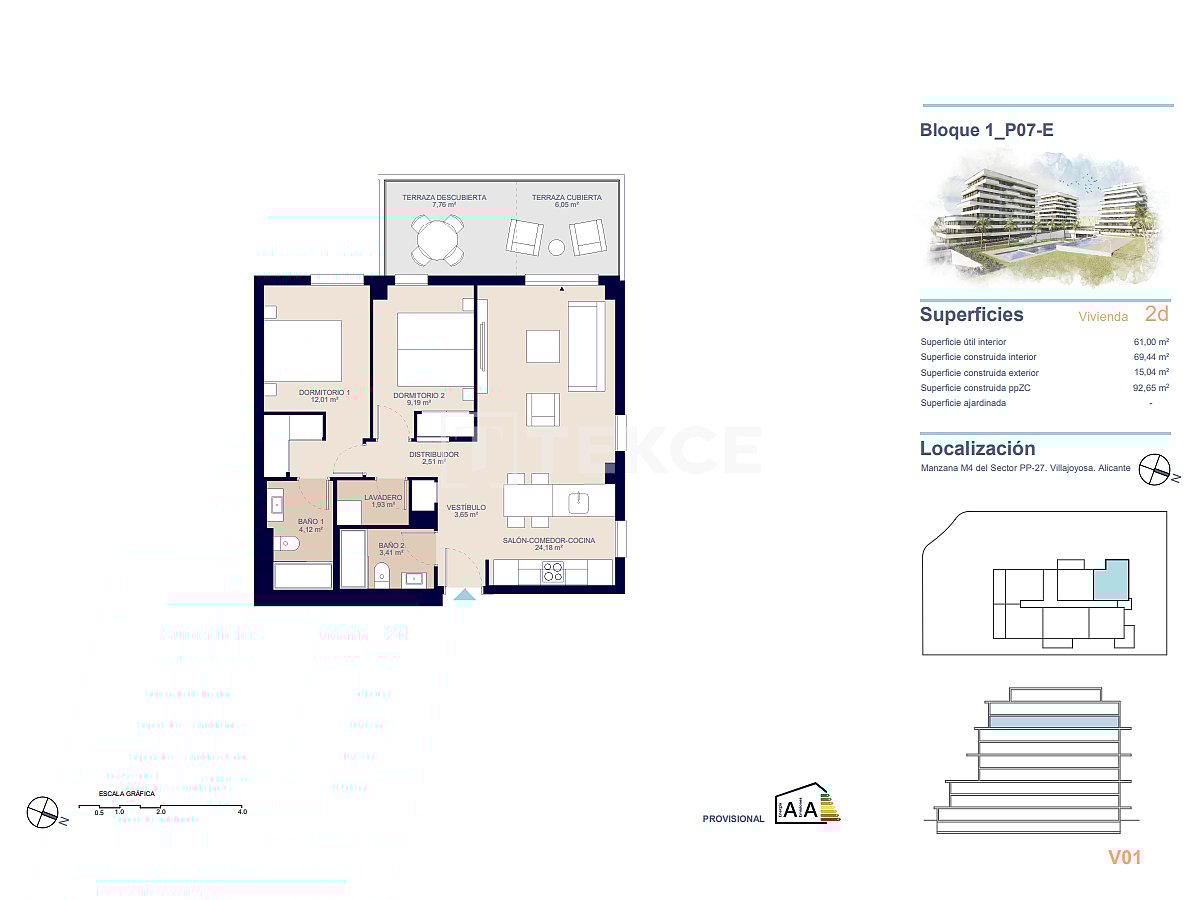 Пентхаус в Вильяхойосе, Испания, 111 м² - фото 17