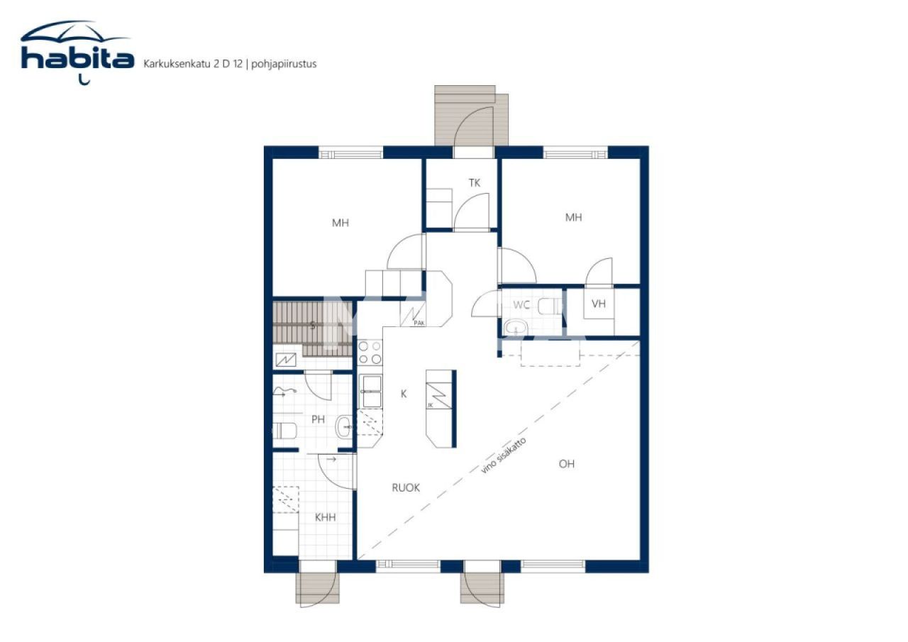 Квартира Торнио, Финляндия, 76 м² - фото 2