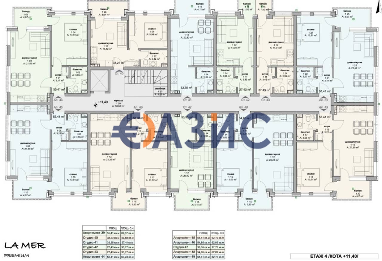 Апартаменты в Равде, Болгария, 62.7 м² - фото 19