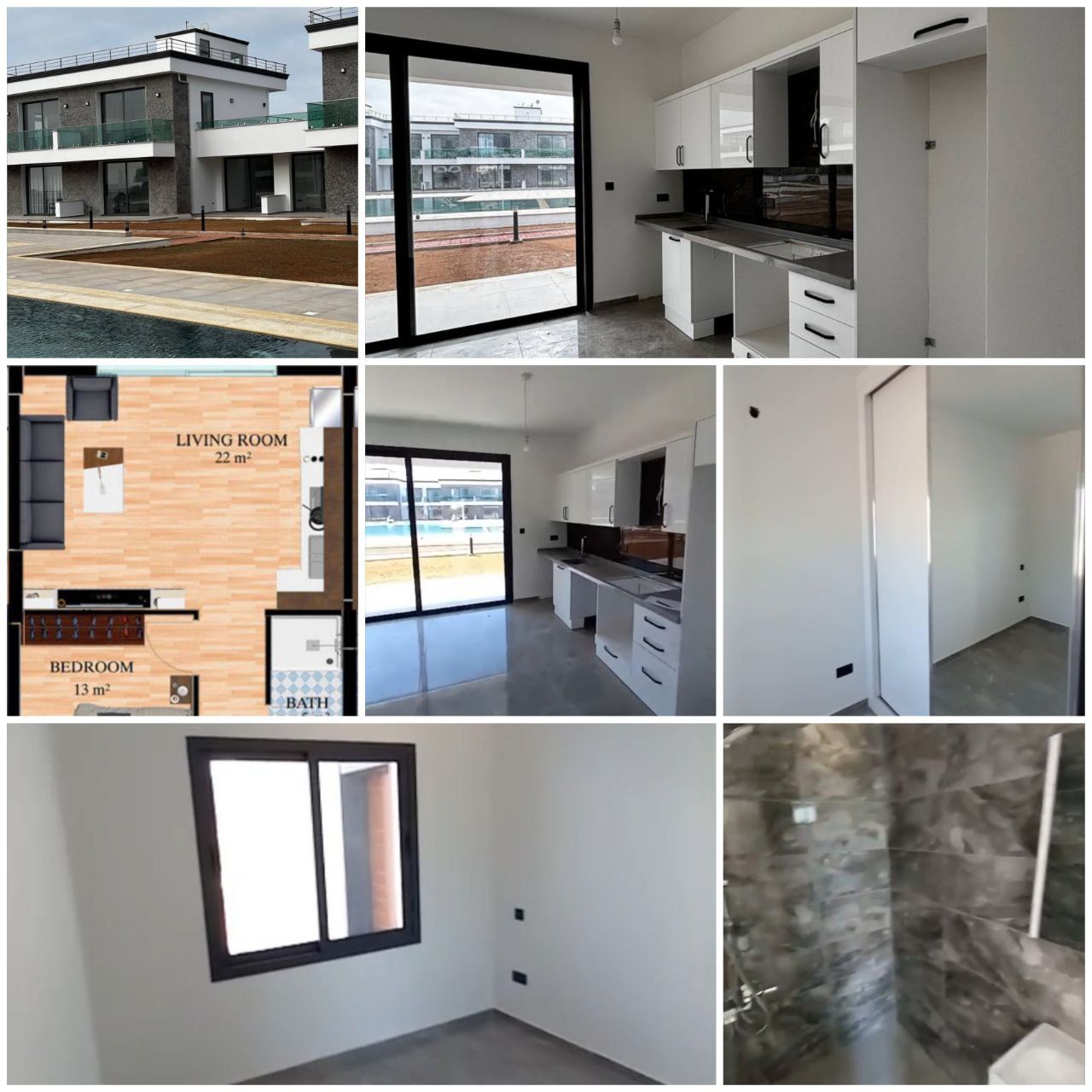 Апартаменты в Кирении, Кипр, 58 м² - фото 3