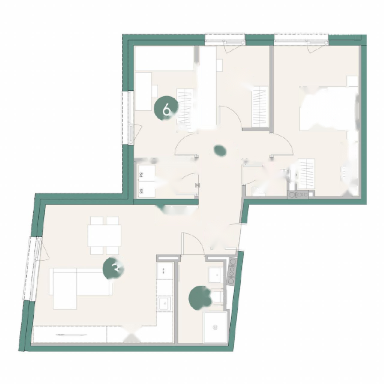 Квартира в Любляне, Словения, 82 м² - фото 1