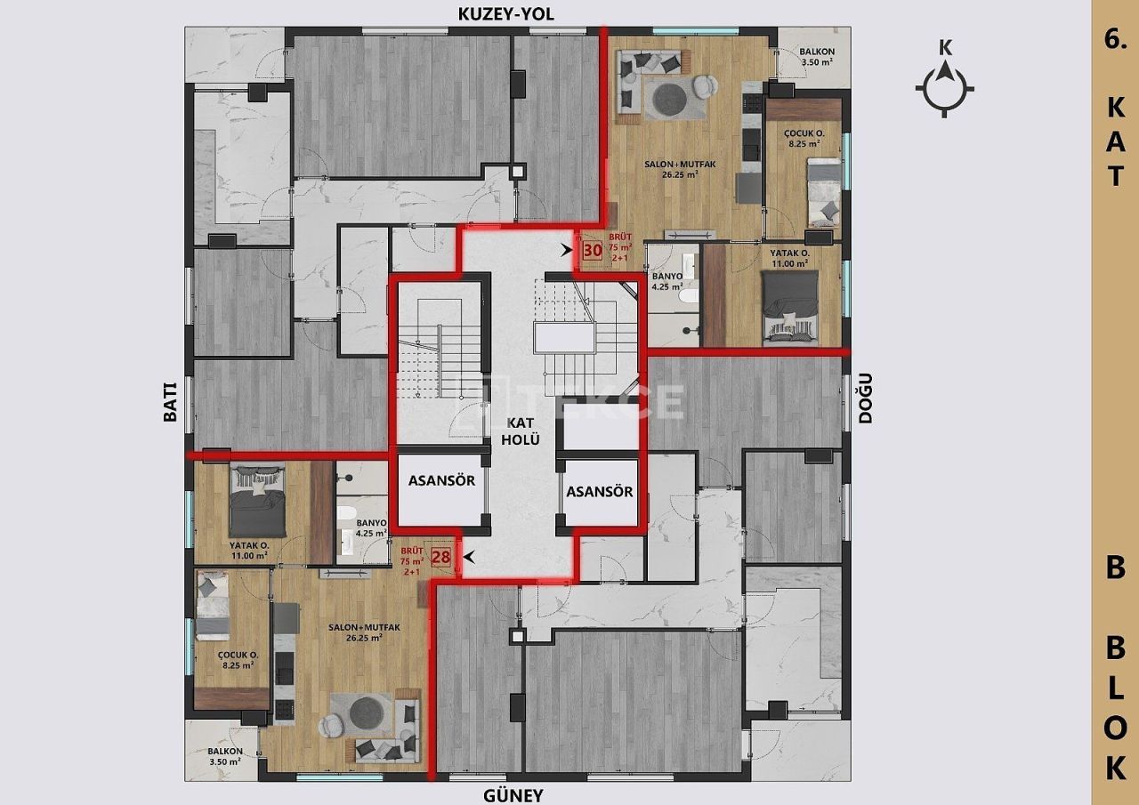 Пентхаус в Анталии, Турция, 200 м² - фото 12