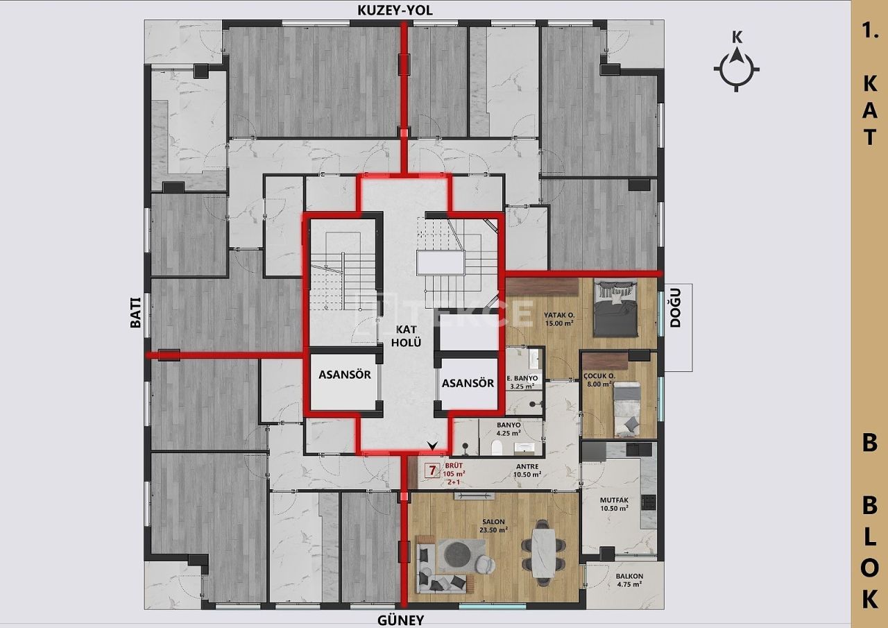 Пентхаус в Анталии, Турция, 200 м² - фото 17