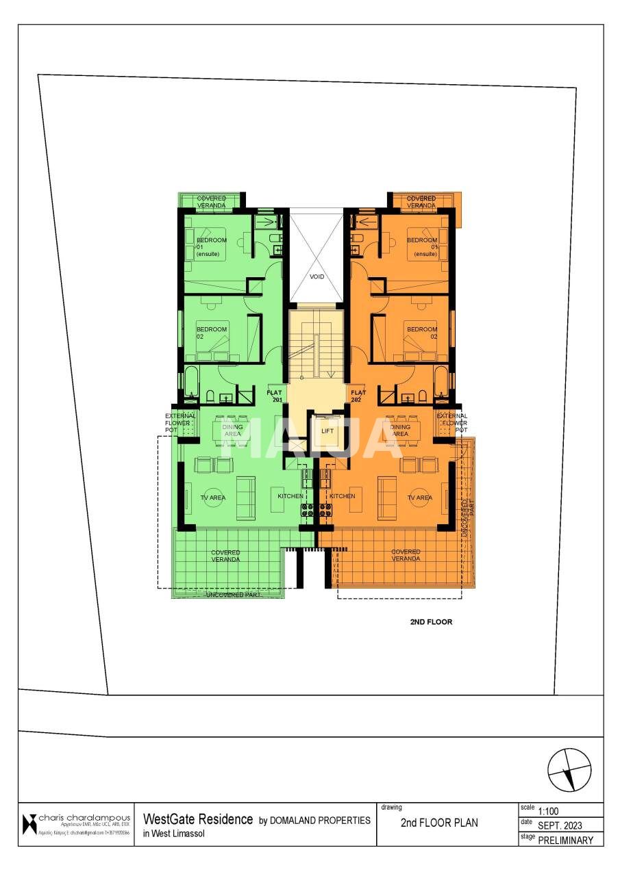 Апартаменты в Лимасоле, Кипр, 85 м² - фото 2