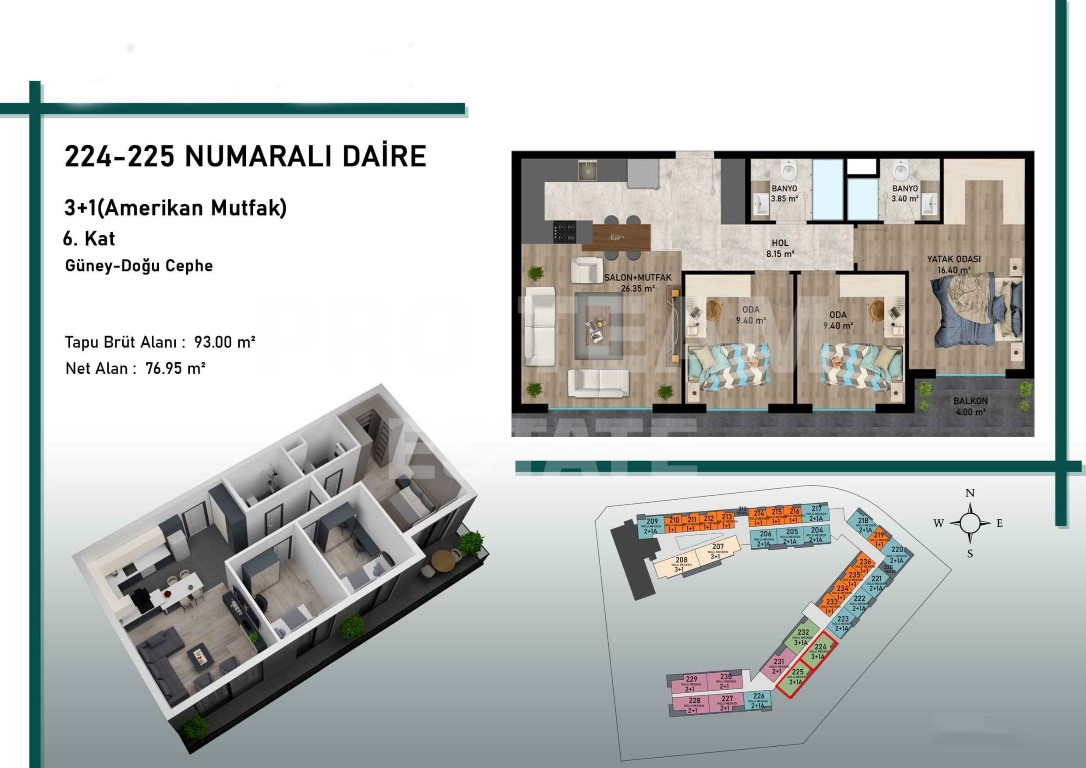 Квартира в Анталии, Турция, 162 м² - фото 10