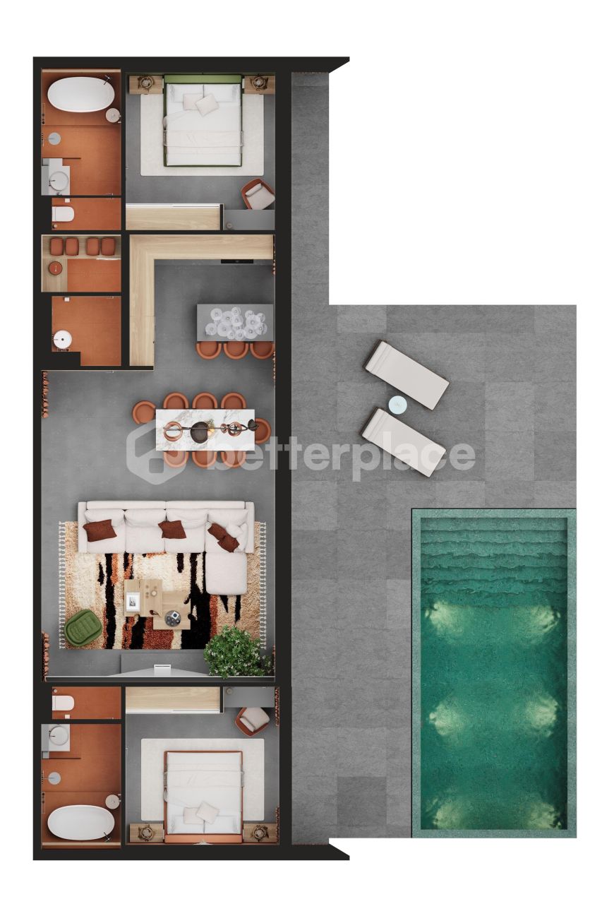 Вилла в Убуде, Индонезия, 140 м² - фото 15