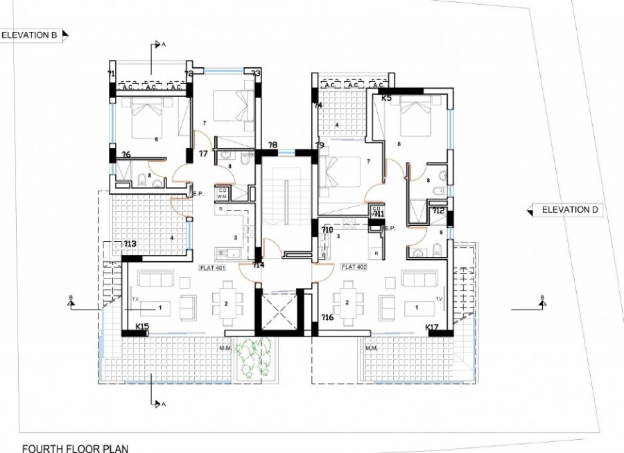 Пентхаус в Ларнаке, Кипр, 97 м² - фото 16