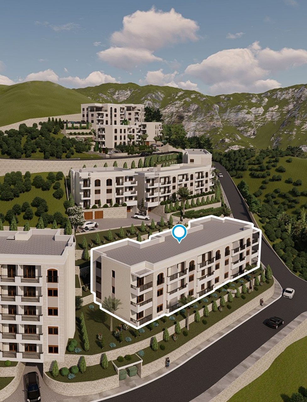 Квартира в Будве, Черногория, 49.86 м² - фото 3