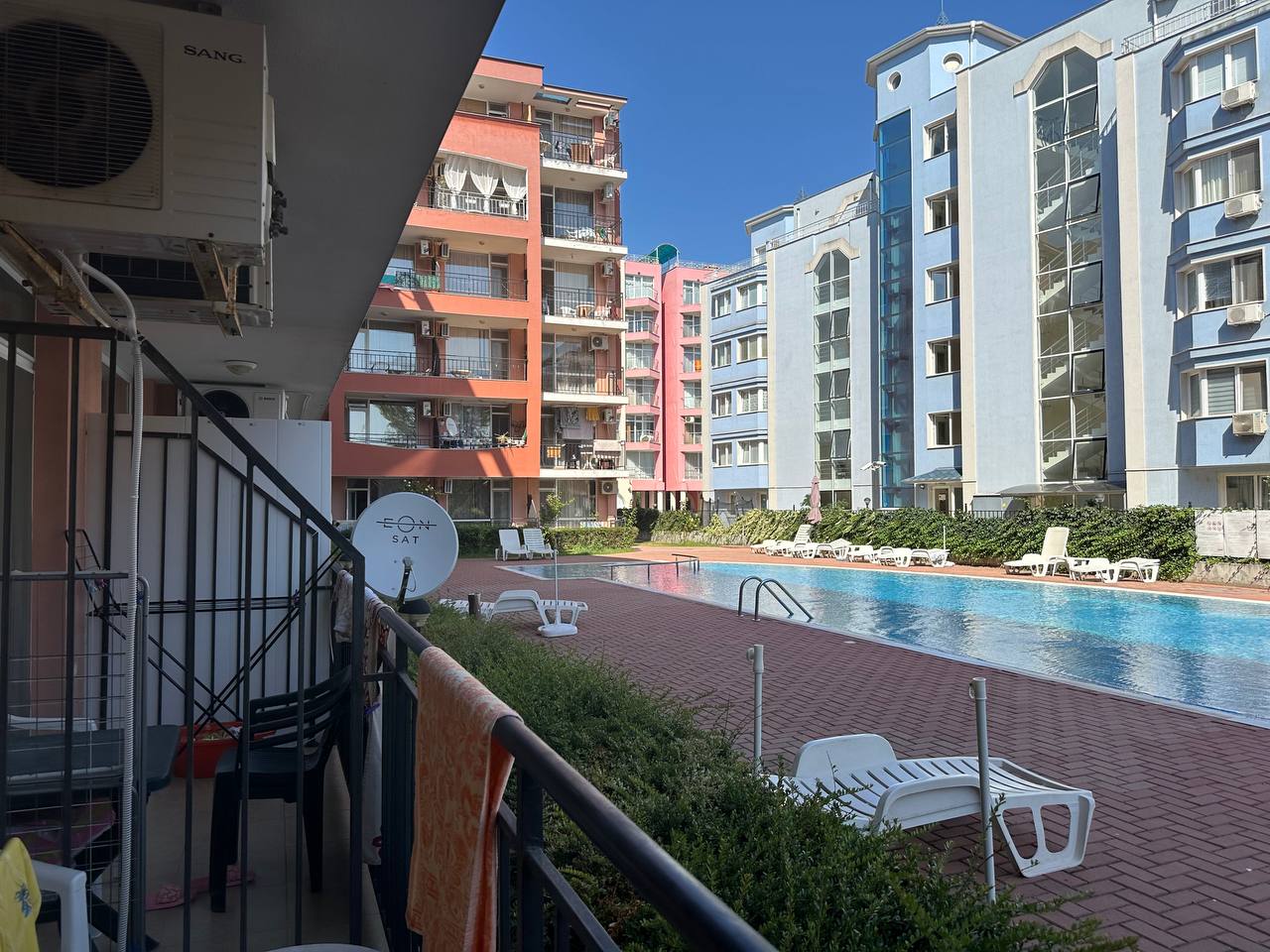 Апартаменты на Солнечном берегу, Болгария, 42 м² - фото 1