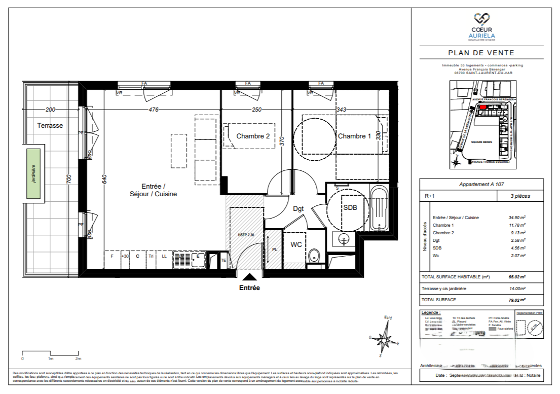 Квартира в Сен-Лоран-дю-Вар, Франция, 65 м² - фото 5