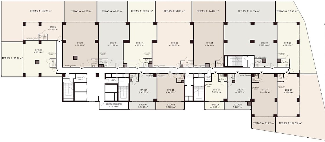 Офис в Аташехире, Турция, 38 м² - фото 4
