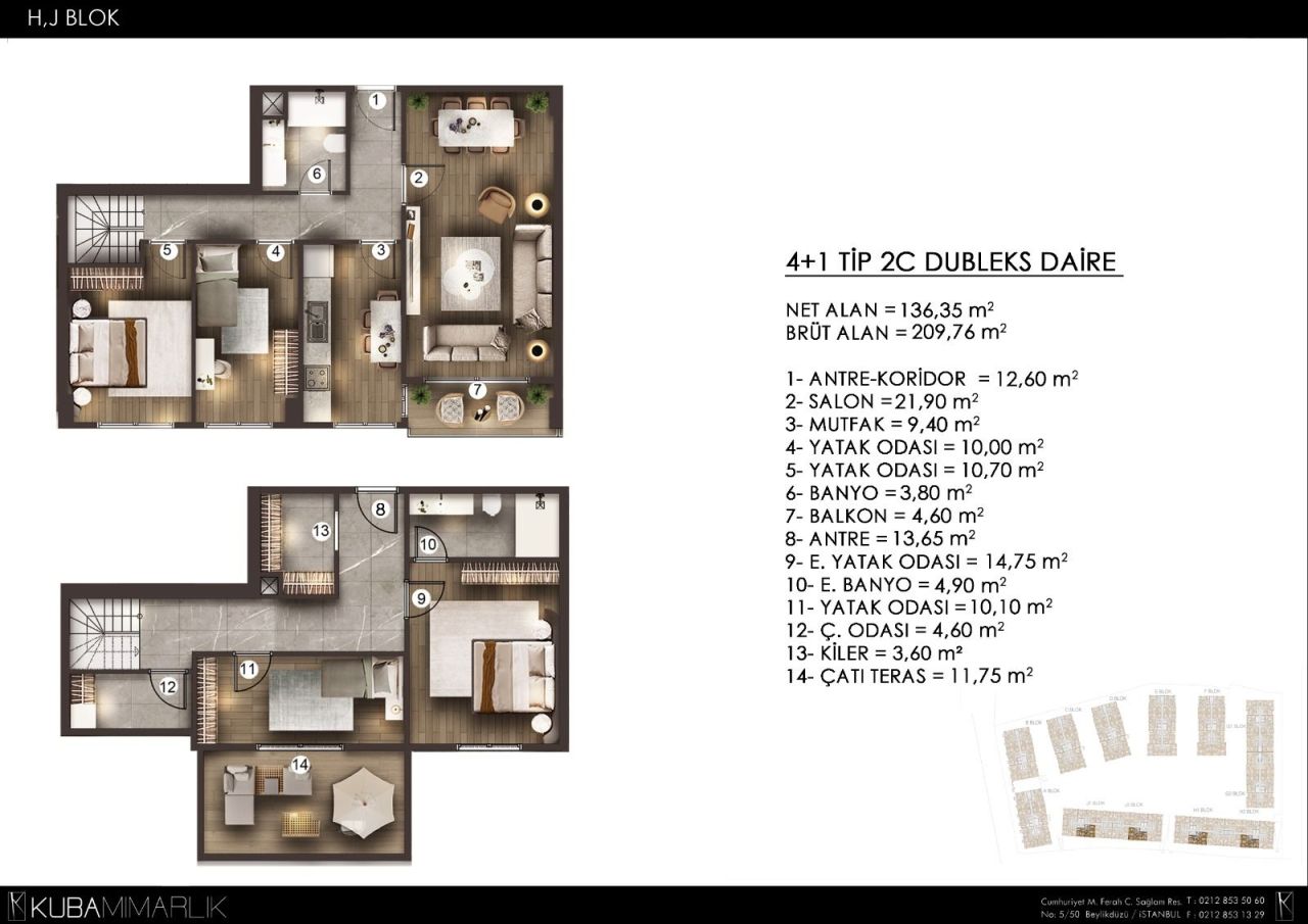 Апартаменты в Стамбуле, Турция, 120 м² - фото 11